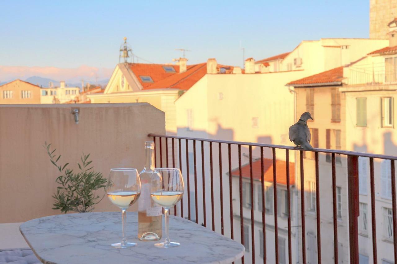 Clt - Unique Duplex & Terrace On The Provencal Market Антіб Екстер'єр фото